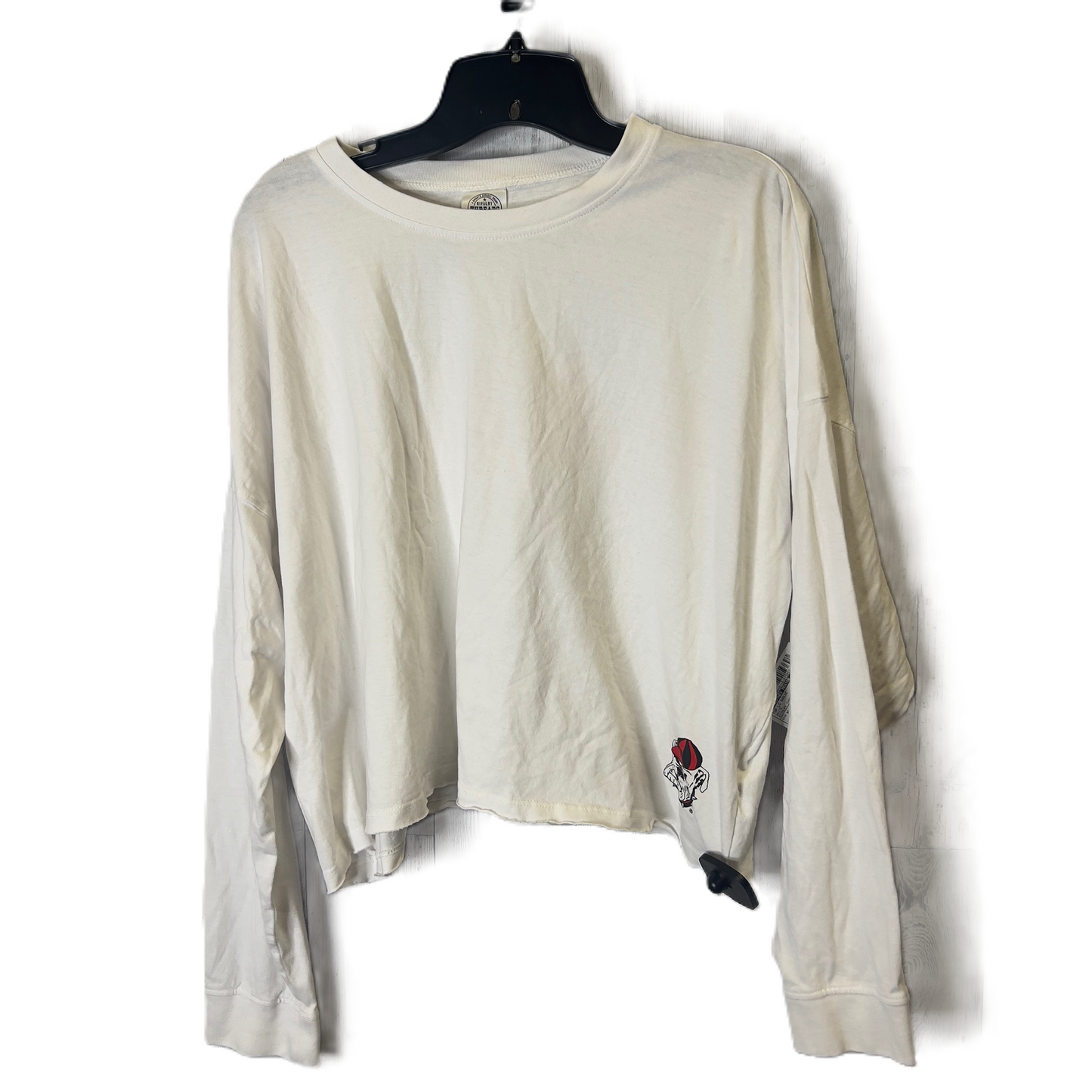 Top Long Sleeve Basic By Clothes Mentor In White, Size: Xl