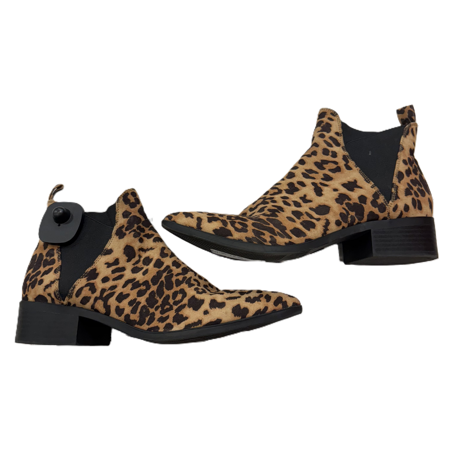 Boots Ankle Flats By A New Day In Animal Print, Size: 9