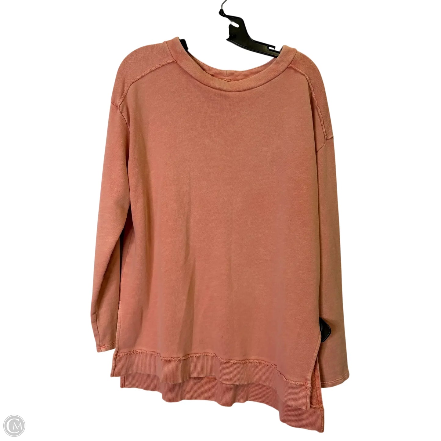 Top Long Sleeve By Pilcro In Pink, Size: L