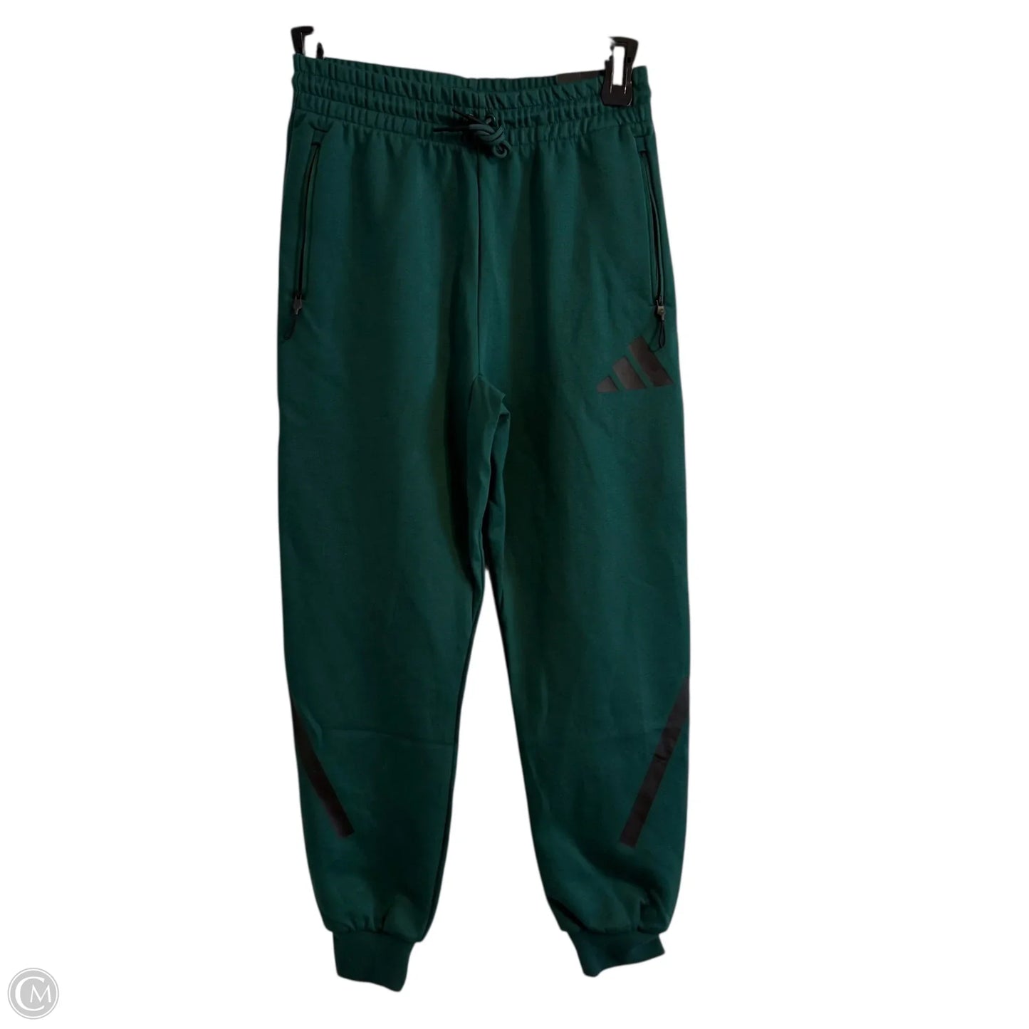 Athletic Pants By Adidas In Green, Size: S