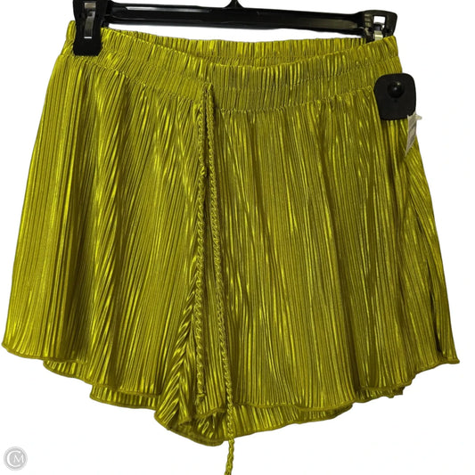 Shorts By Fashion Nova In Yellow, Size: L