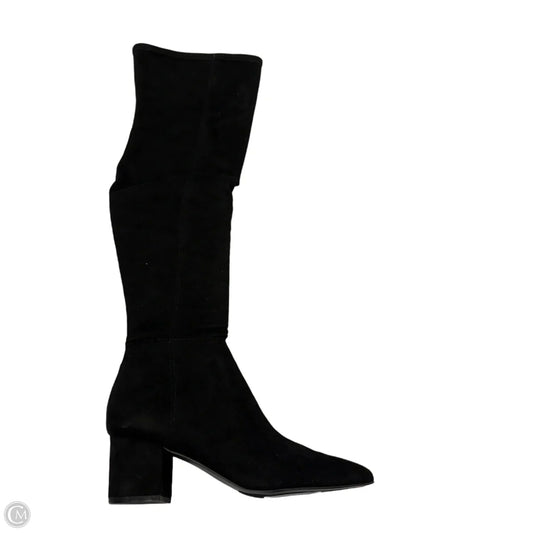 Boots Knee Heels By Steve Madden In Black, Size: 9