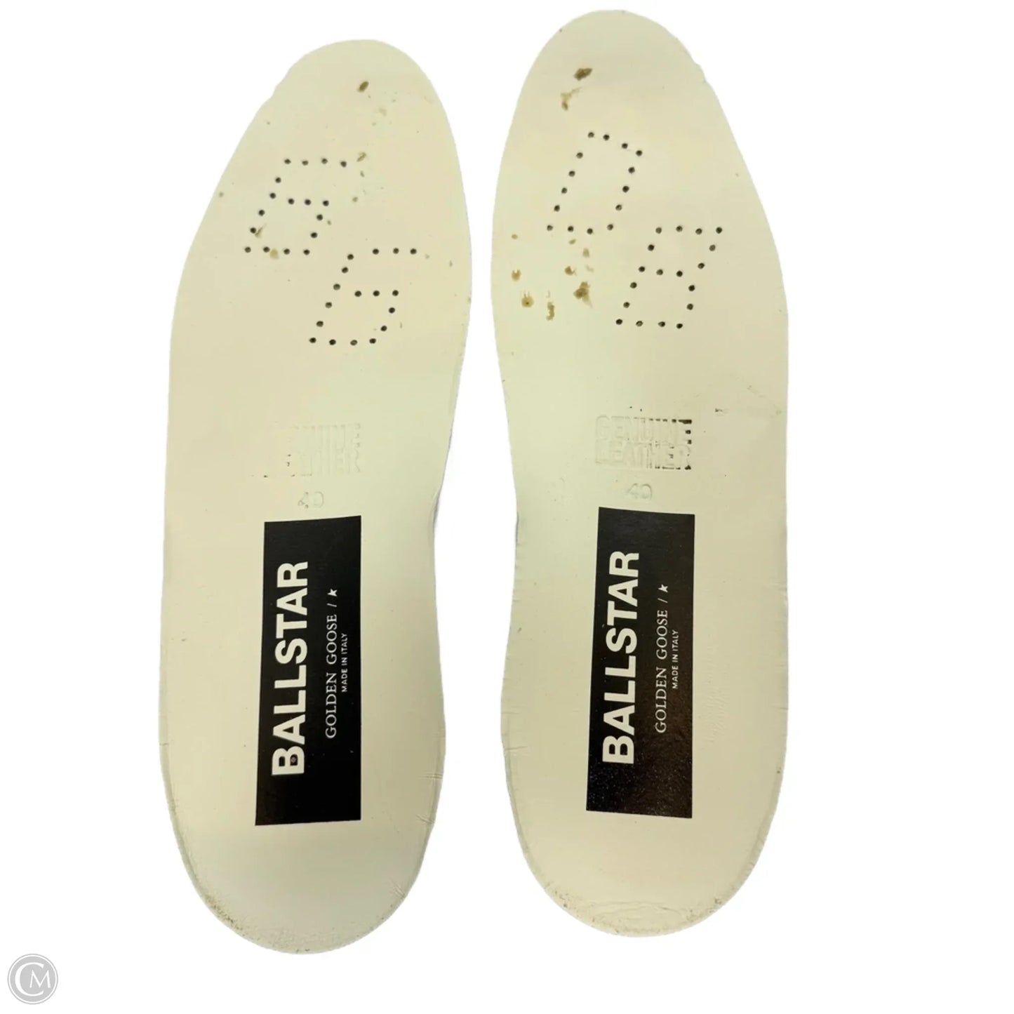 Shoes Luxury Designer By Golden Goose In Cream, Size: 10