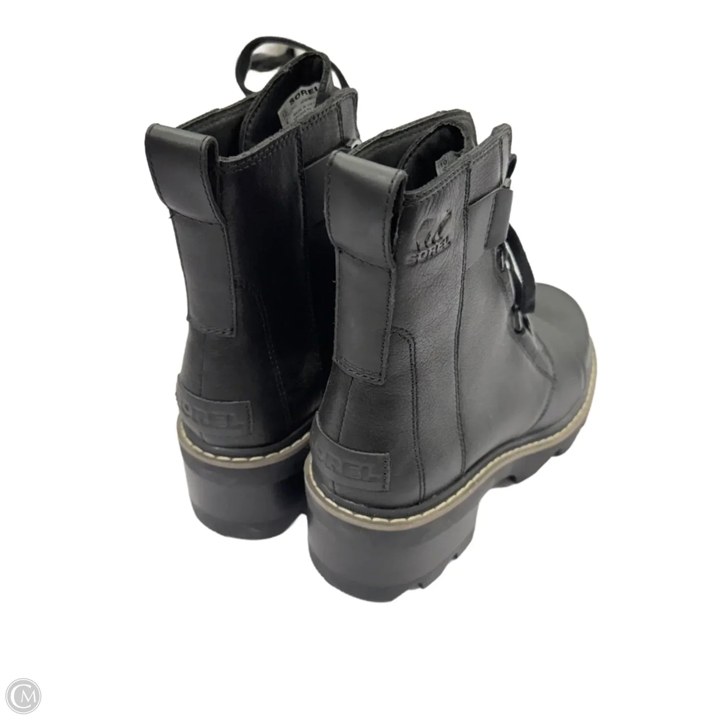 Boots Ankle Heels By Sorel In Black, Size: 10