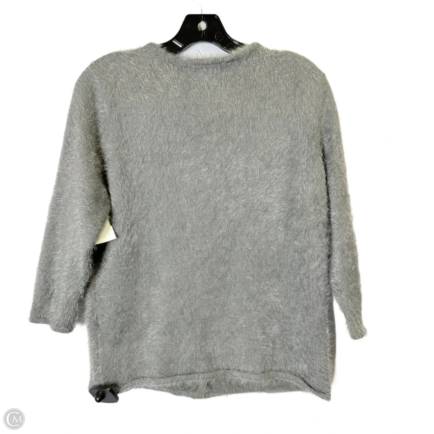 Sweater Cardigan By New York And Co In Grey, Size: L