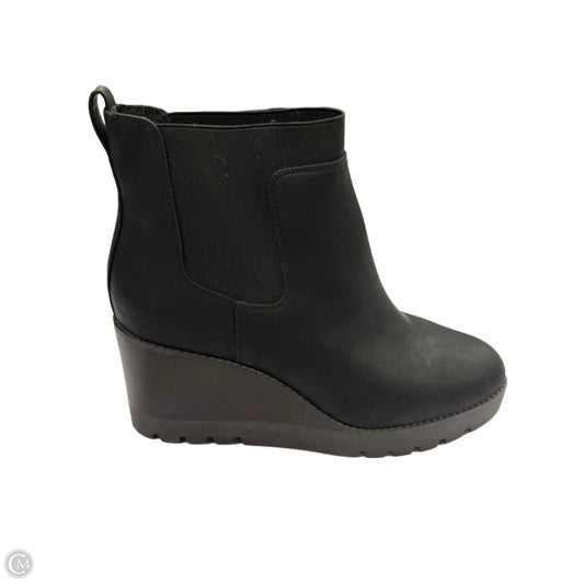 Boots Ankle Heels By Crown Vintage In Black, Size: 10