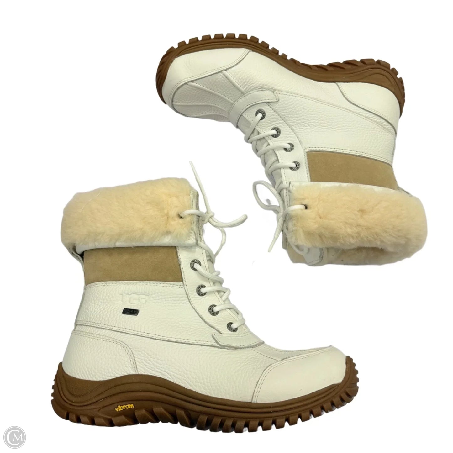 Boots Designer By Ugg In White, Size: 10