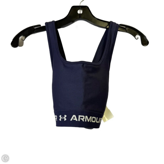Athletic Bra By Under Armour In Navy, Size: S