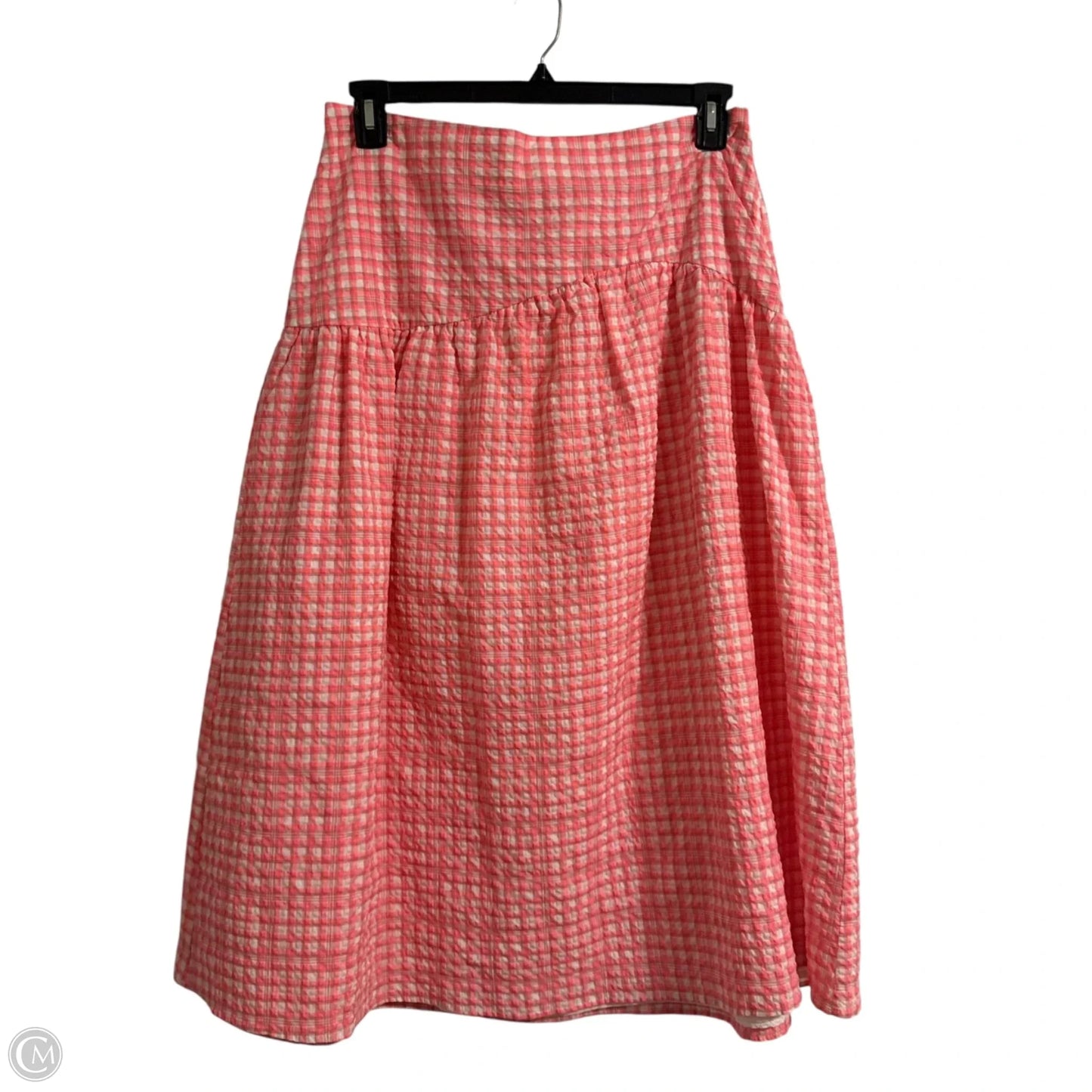 Skirt Midi By Topshop In Pink, Size: 10