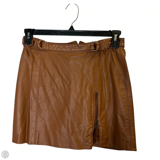 Skirt Mini & Short By Free People In Brown, Size: 4