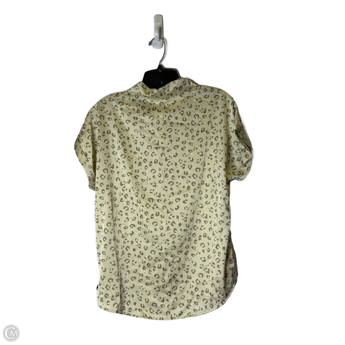Blouse Short Sleeve By Jon And Anna In Cream, Size: M