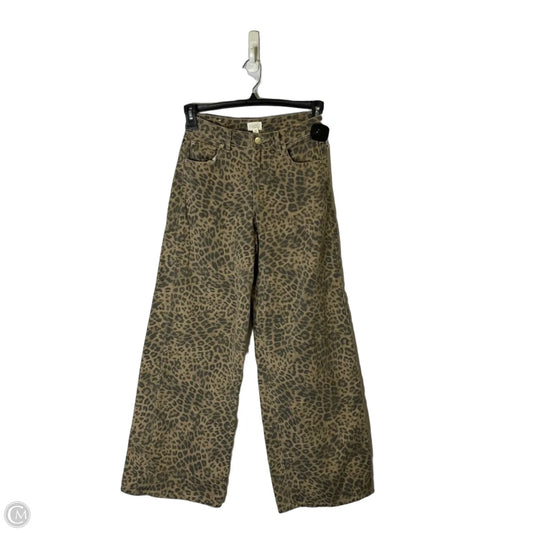 Pants Wide Leg By Z Supply In Animal Print, Size: 2