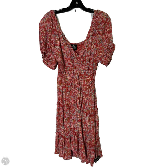 Dress Casual Short By Angie In Red, Size: L