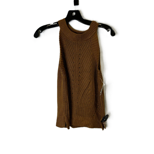 Brown Top Sleeveless By Nine West, Size: Xs