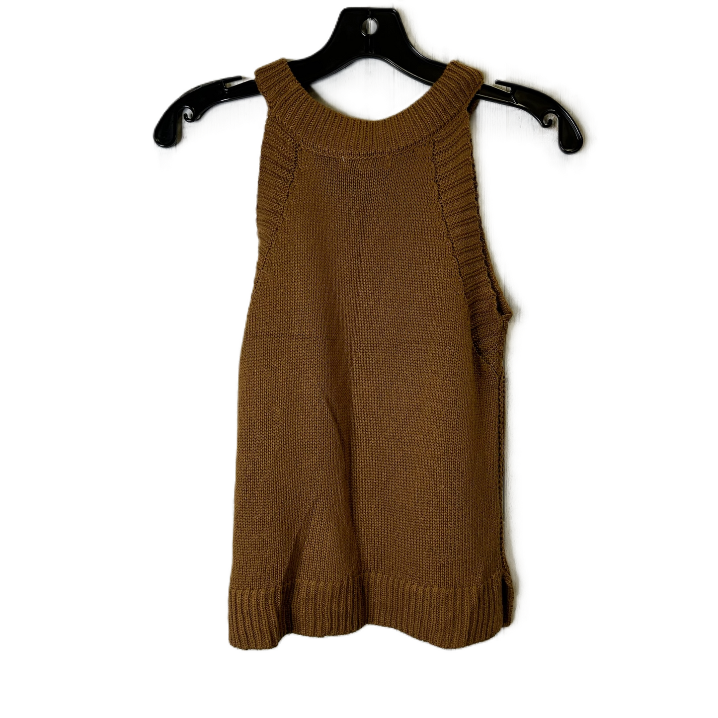 Brown Top Sleeveless By Nine West, Size: Xs