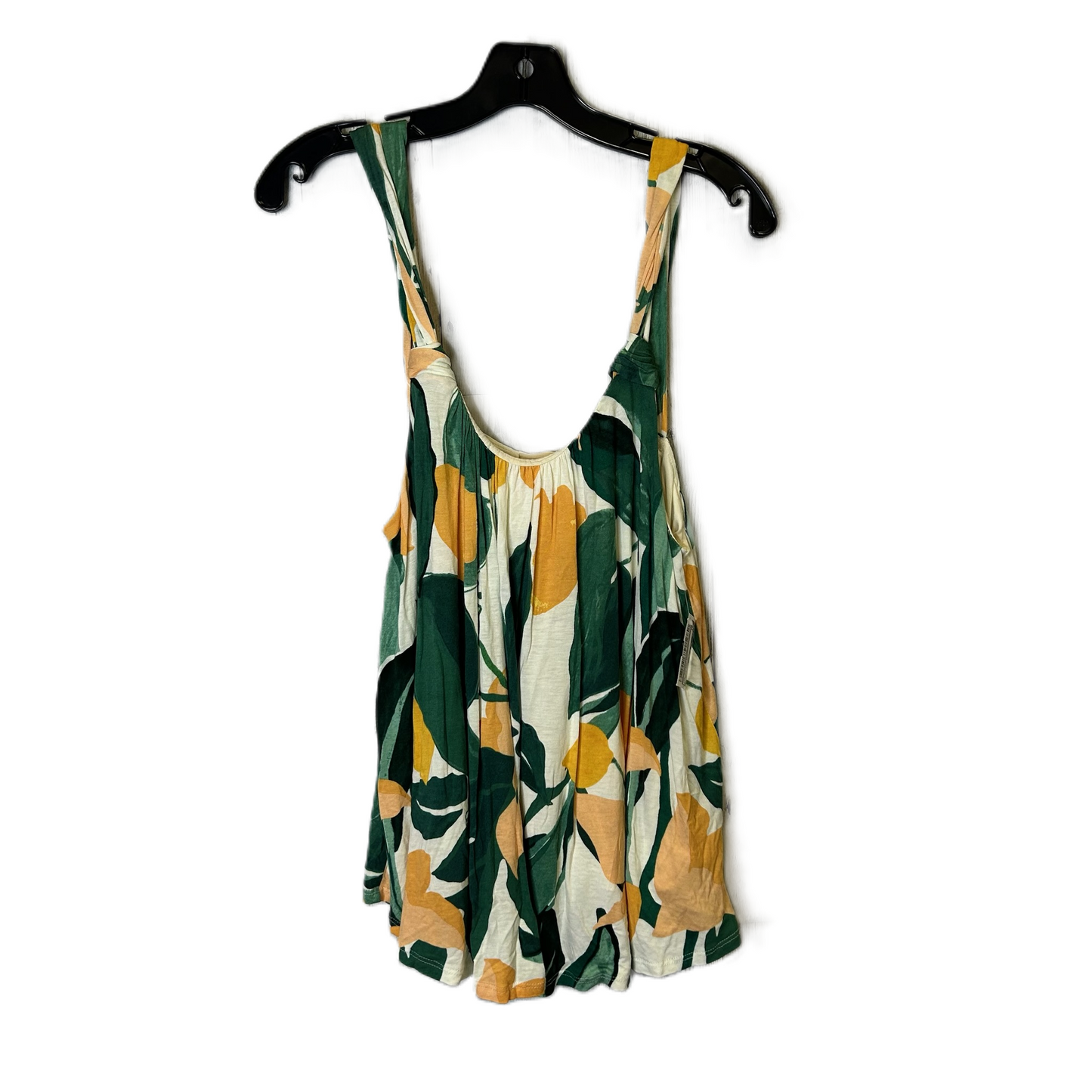 Green & Orange Top Sleeveless By Anthropologie, Size: M