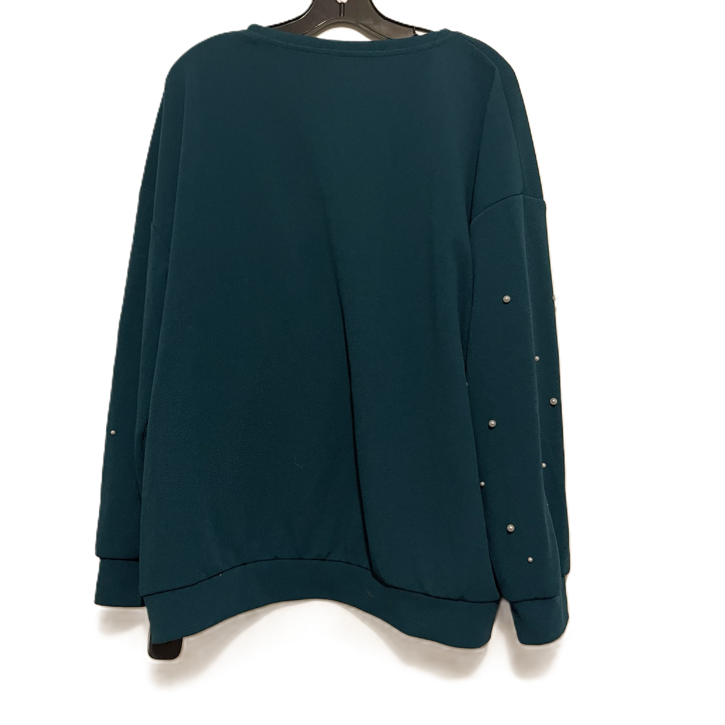 Top Long Sleeve By Shein In Green, Size: 3x