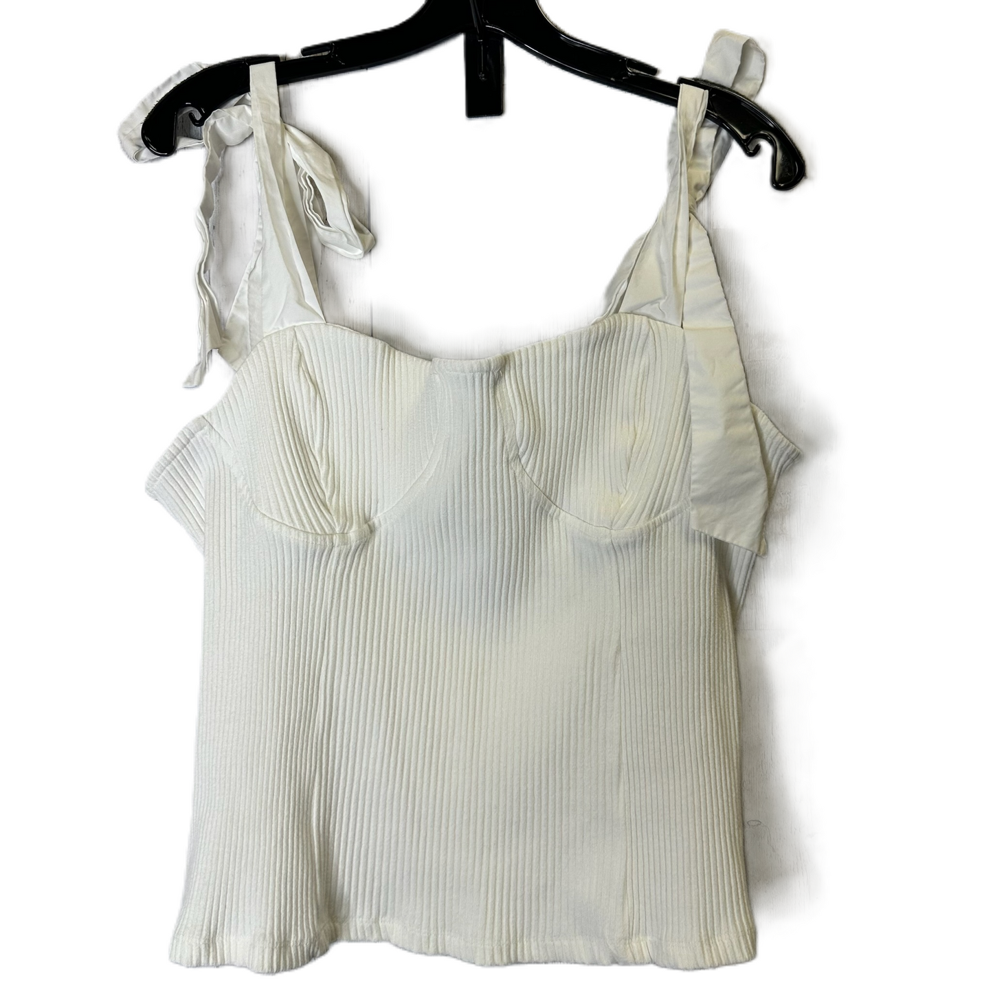 White Top Sleeveless By Maeve, Size: Xl