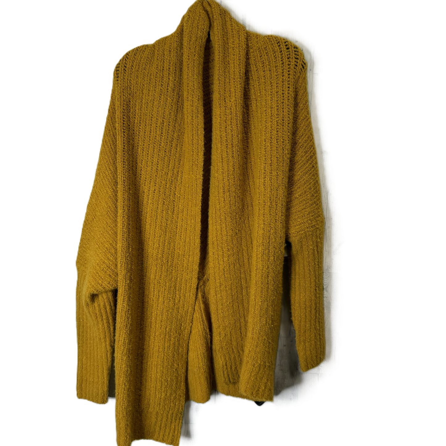 Sweater Cardigan By Sleeping On Snow In Yellow, Size: M