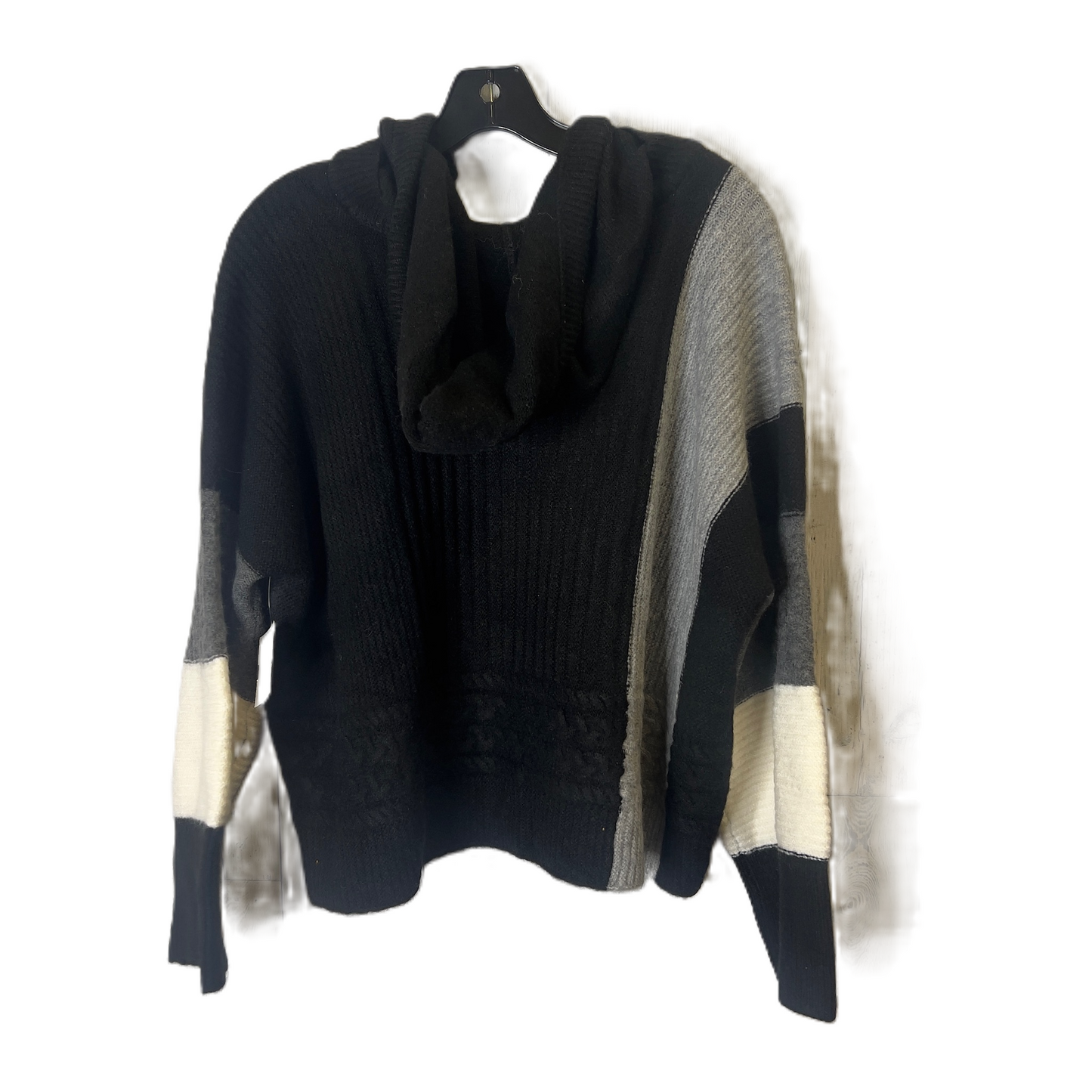 Sweater By Pol In Black & Grey, Size: S