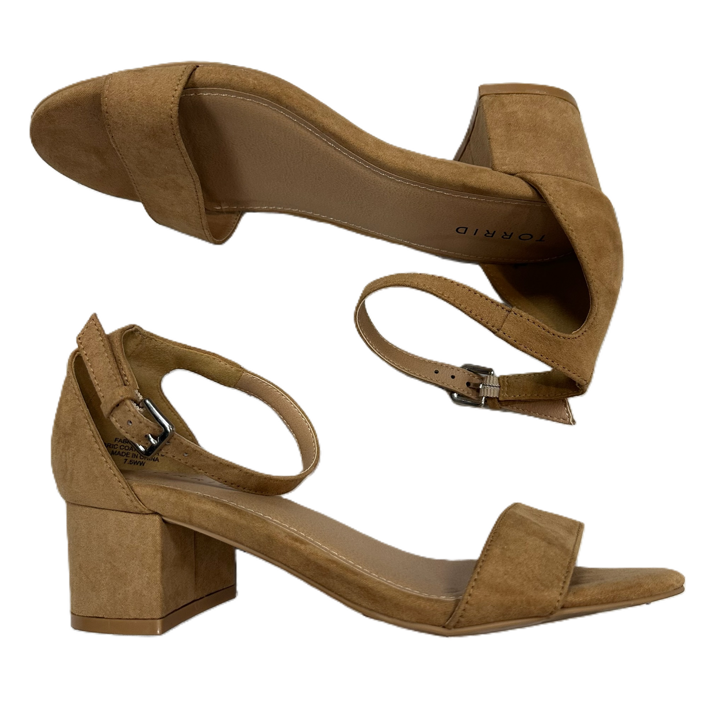 Brown Sandals Heels Block By Torrid, Size: 7.5