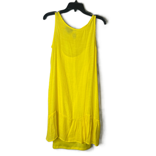 Yellow Dress Casual Midi By Agb, Size: S