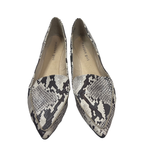 Shoes Flats By Madden Girl In Snakeskin Print, Size: 8.5