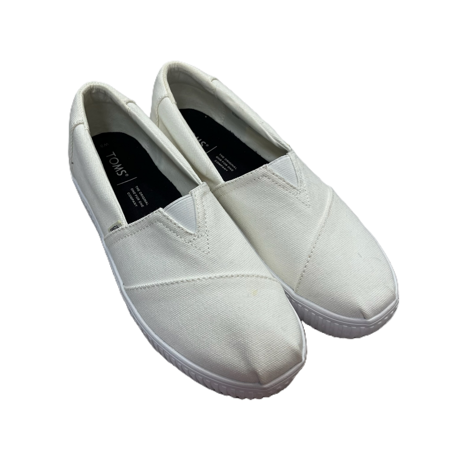 Shoes Sneakers By Toms In White, Size: 8