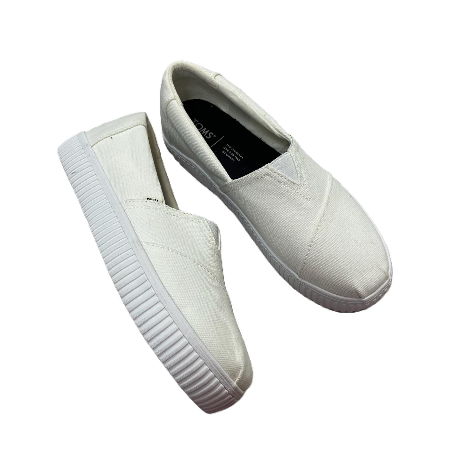 Shoes Sneakers By Toms In White, Size: 8