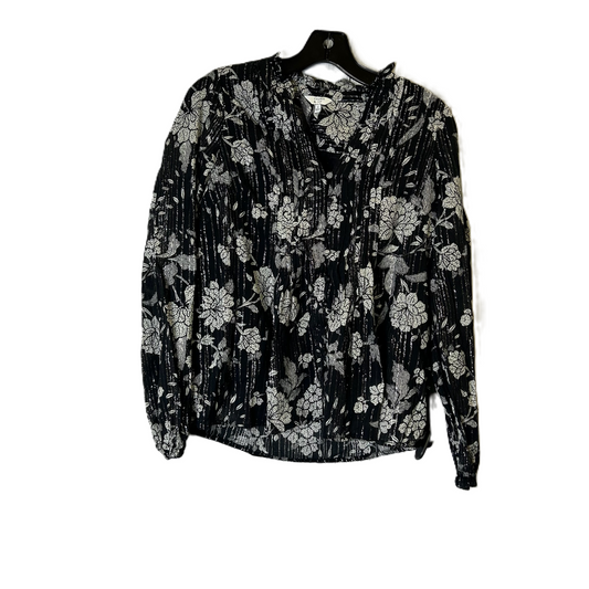 Top Long Sleeve By Crown And Ivy In Black, Size: S