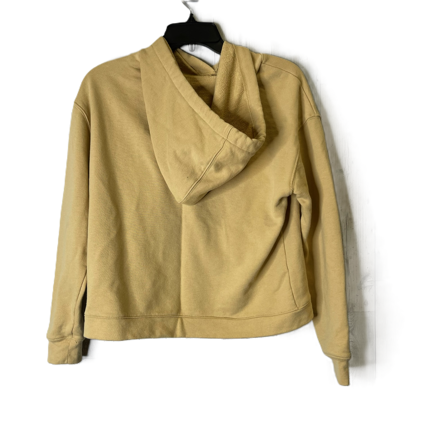 Sweatshirt Hoodie By Madewell In Yellow, Size: S