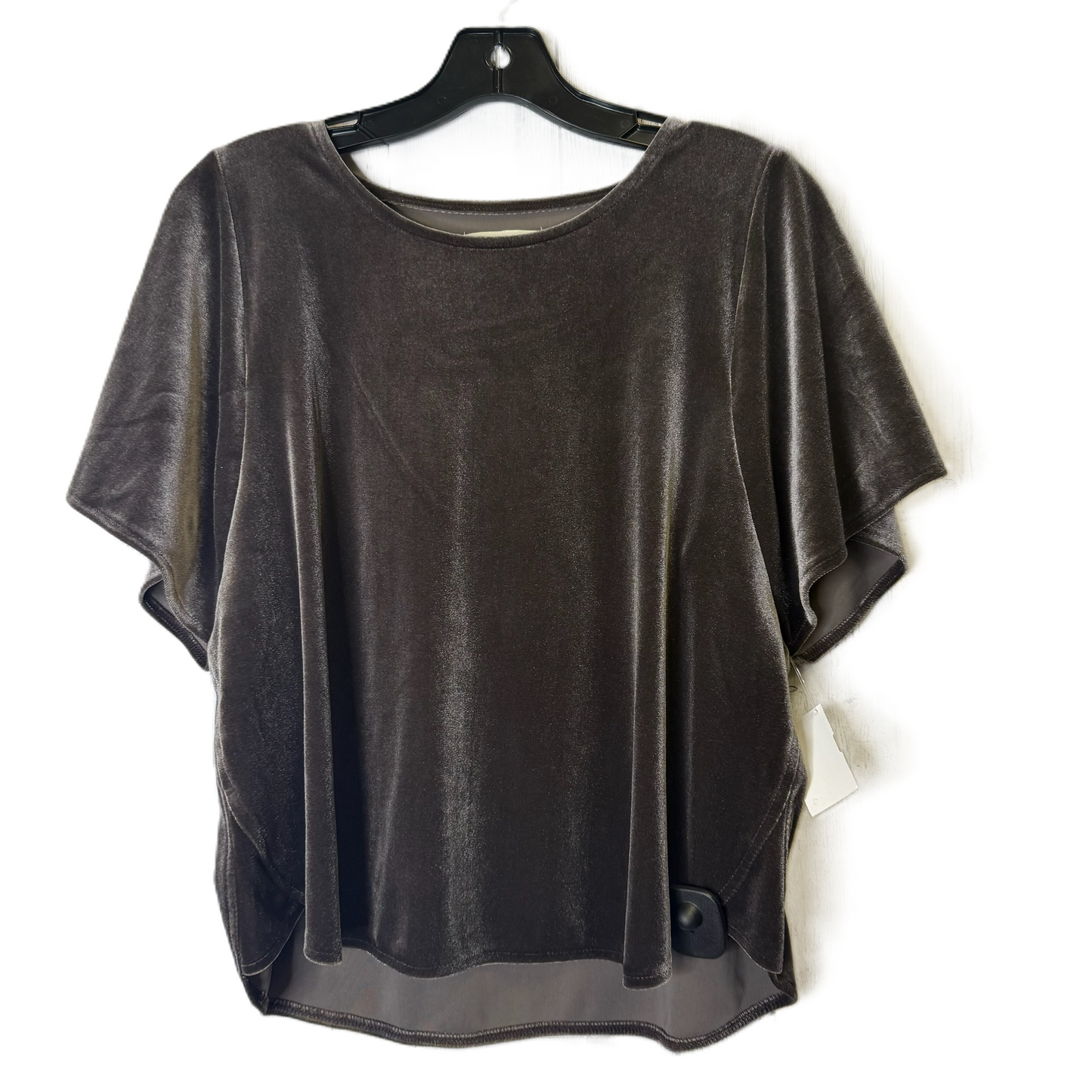 Top Short Sleeve By Madewell In Grey, Size: M