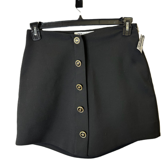 Skirt Mini & Short By Zara In Black, Size: M