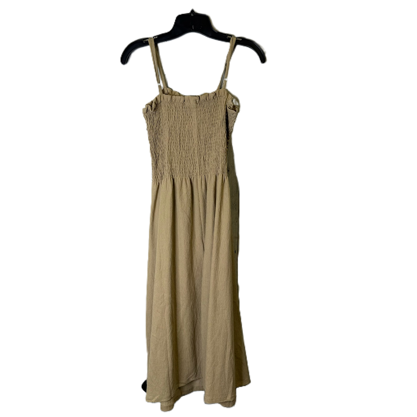 Dress Casual Midi By H&m In Brown, Size: M