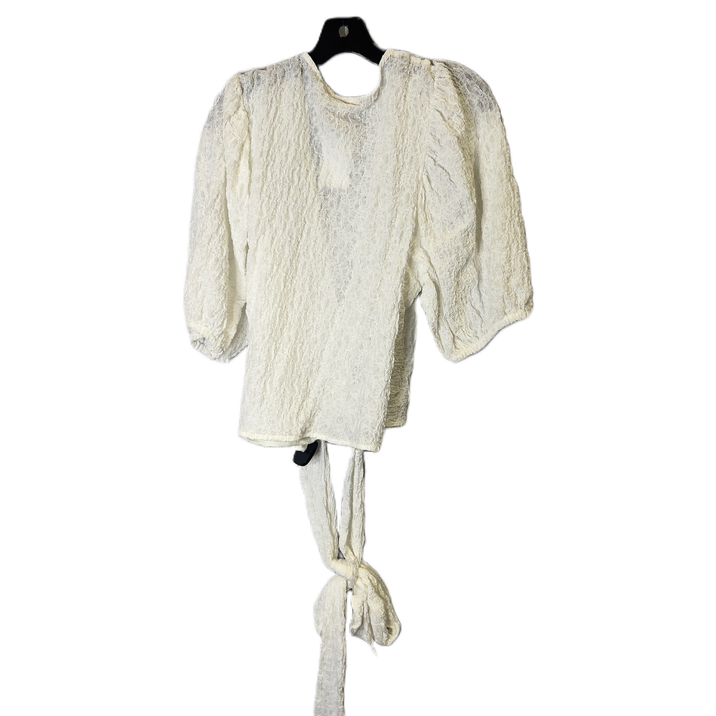 Cardigan By H&m In Cream, Size: Xl