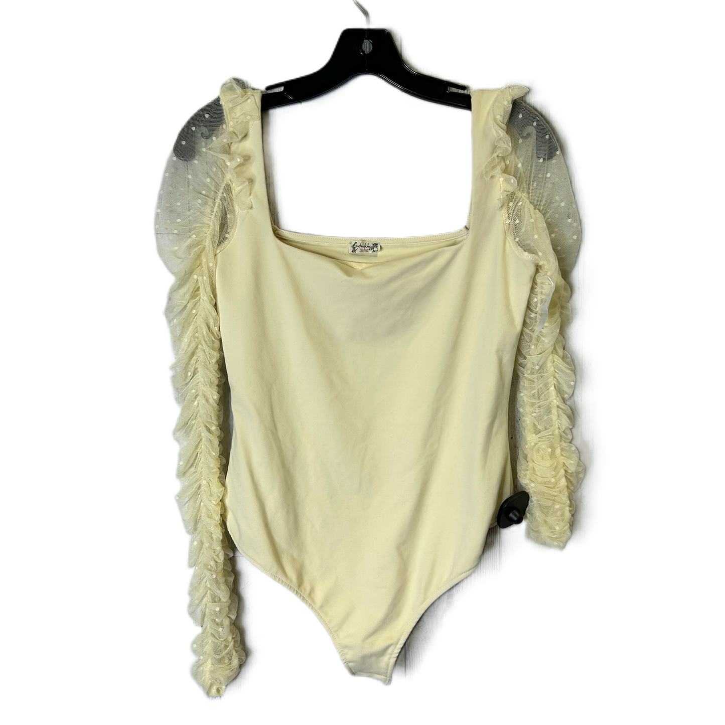 Bodysuit By Free People In Cream, Size: M