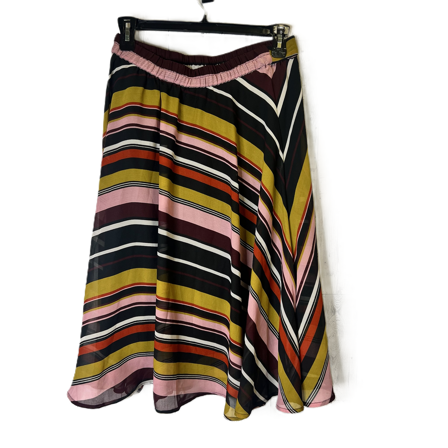 Skirt Mini & Short By Lint and Moss In Striped Pattern, Size: L