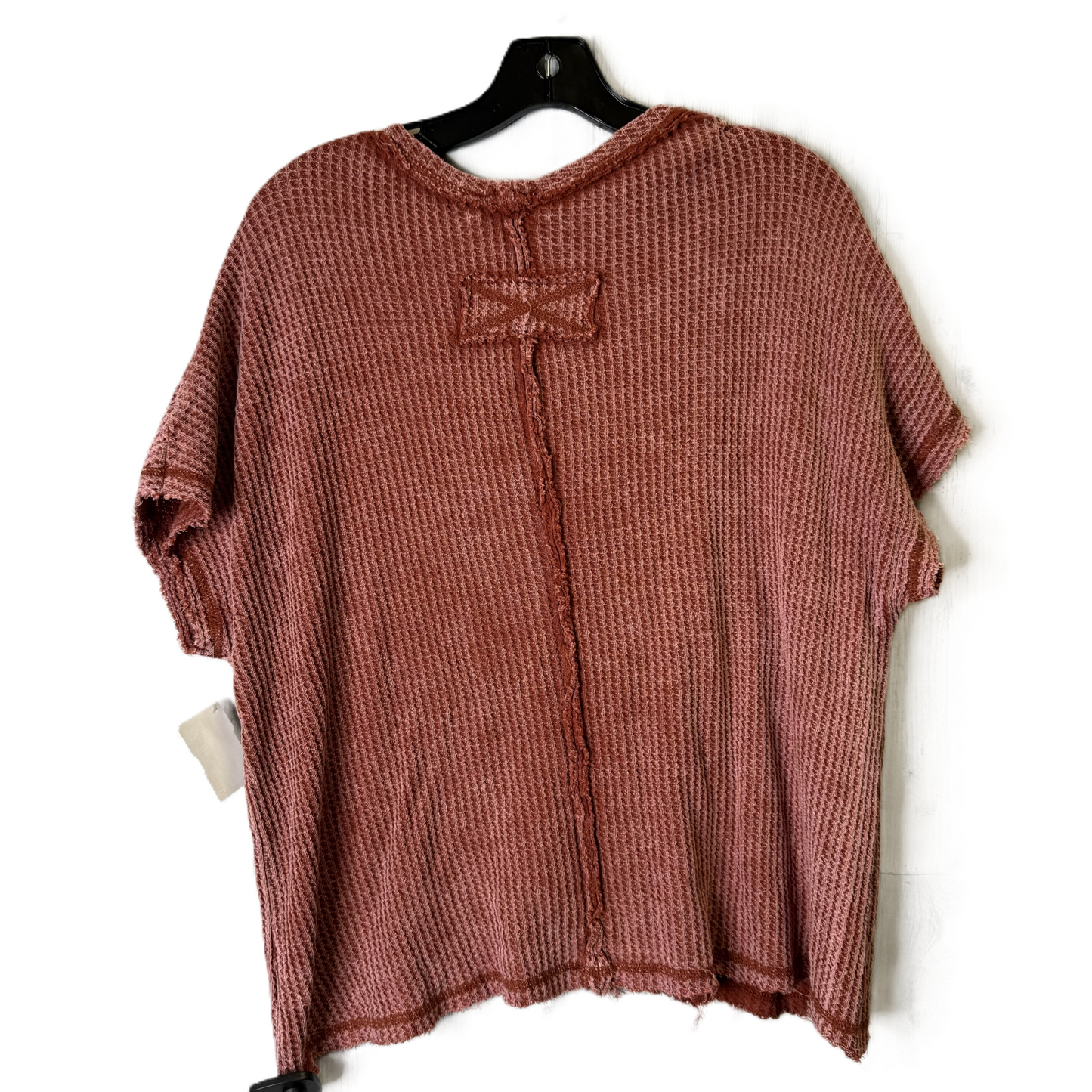 Top Short Sleeve By Zenana Outfitters In Red, Size: S