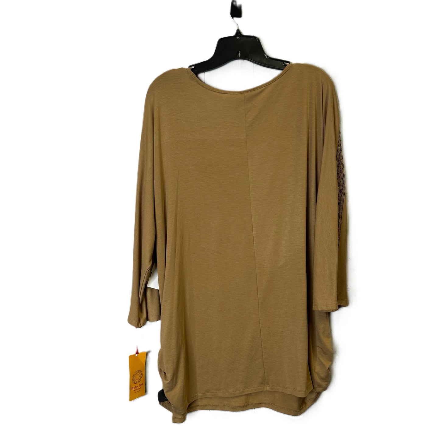 Top Long Sleeve By Ruby Rd In Brown, Size: 3x