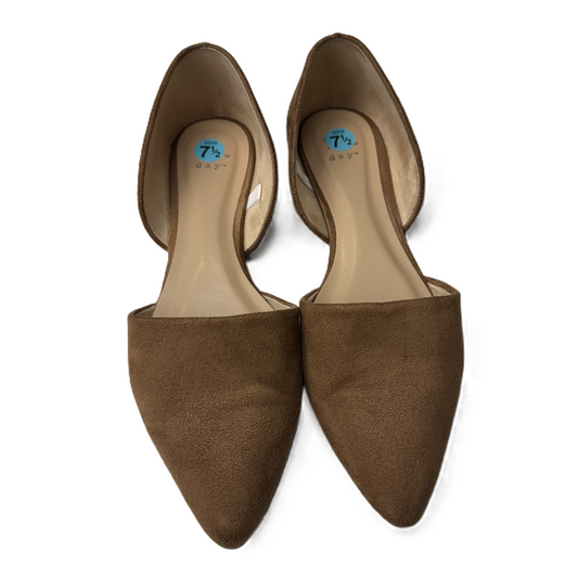 Shoes Flats By A New Day In Tan, Size: 7.5