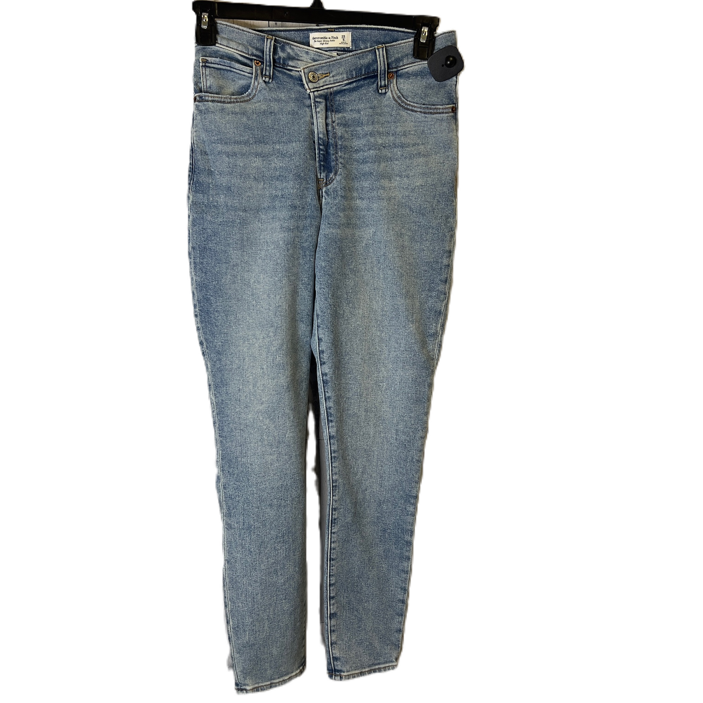 Jeans Skinny By Abercrombie And Fitch In Blue Denim, Size: 8