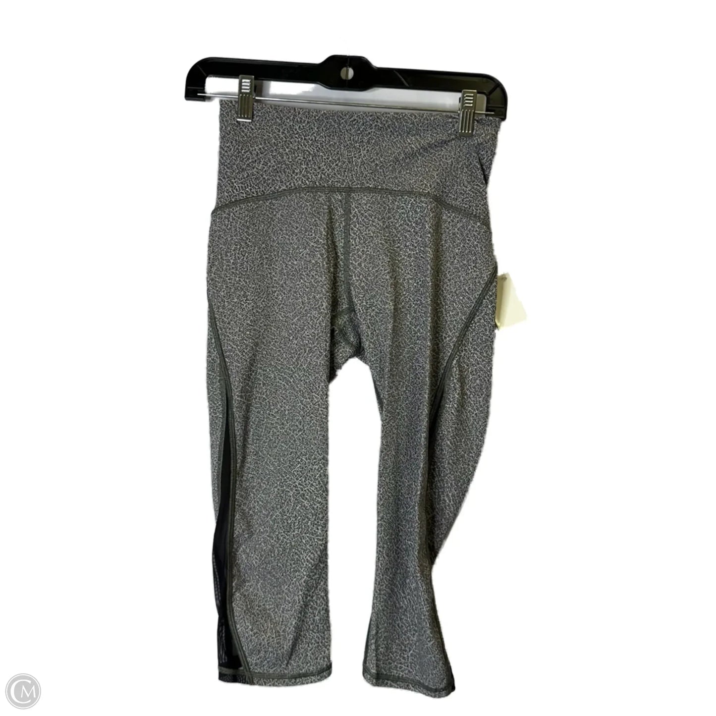 Athletic Leggings Capris By Lululemon In Grey, Size: 6