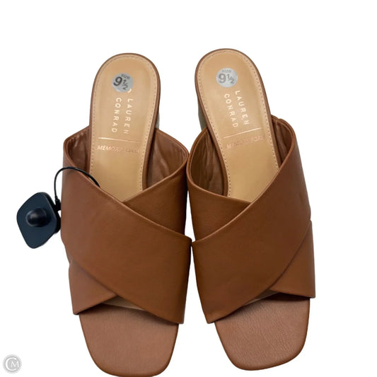 Shoes Heels Block By Lc Lauren Conrad In Brown, Size: 9.5