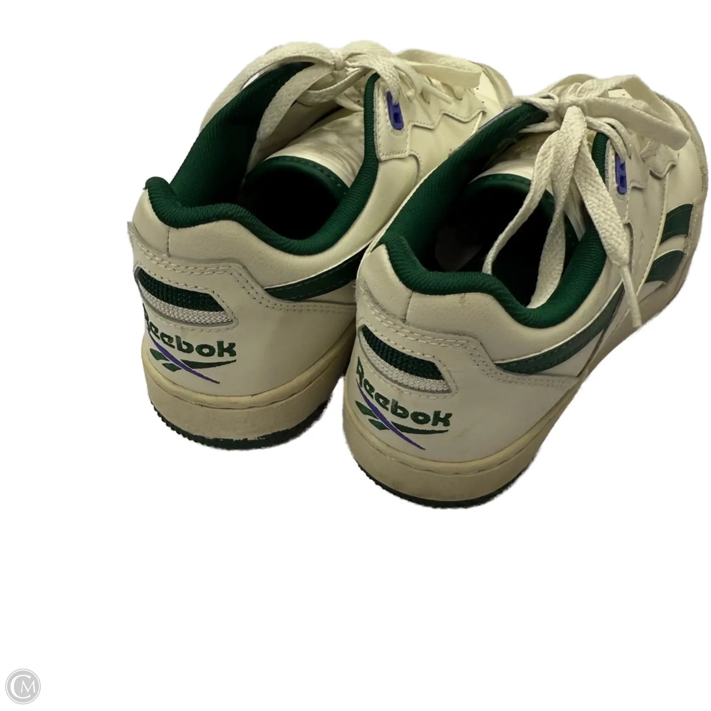 Shoes Athletic By Reebok In Cream & Green, Size: 7.5