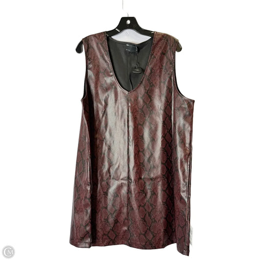 Dress Casual Midi By Asos In Snakeskin Print, Size: 14