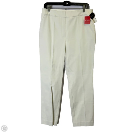 Pants Leggings By Spanx In White, Size: L