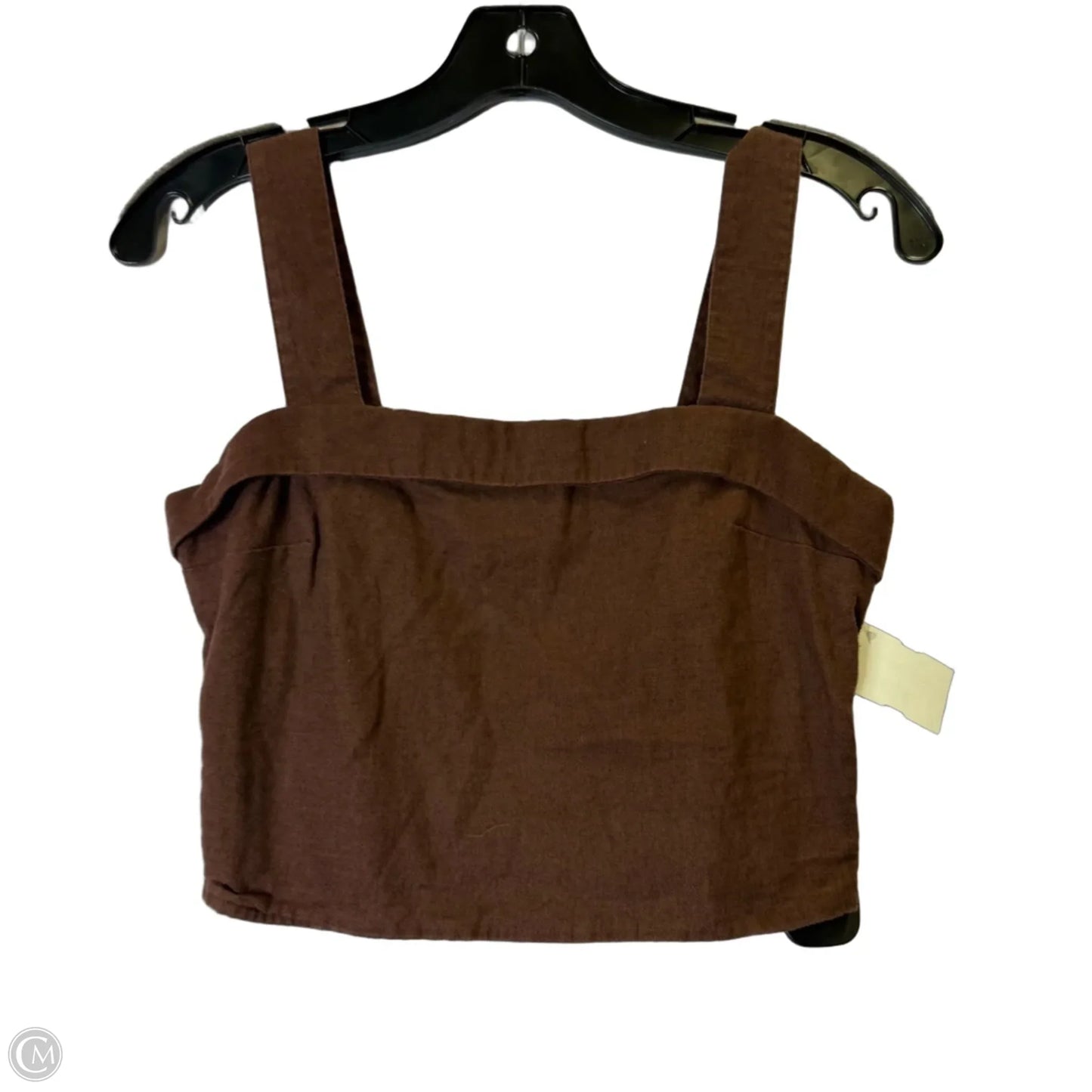 Top Sleeveless By Abercrombie And Fitch In Brown, Size: S