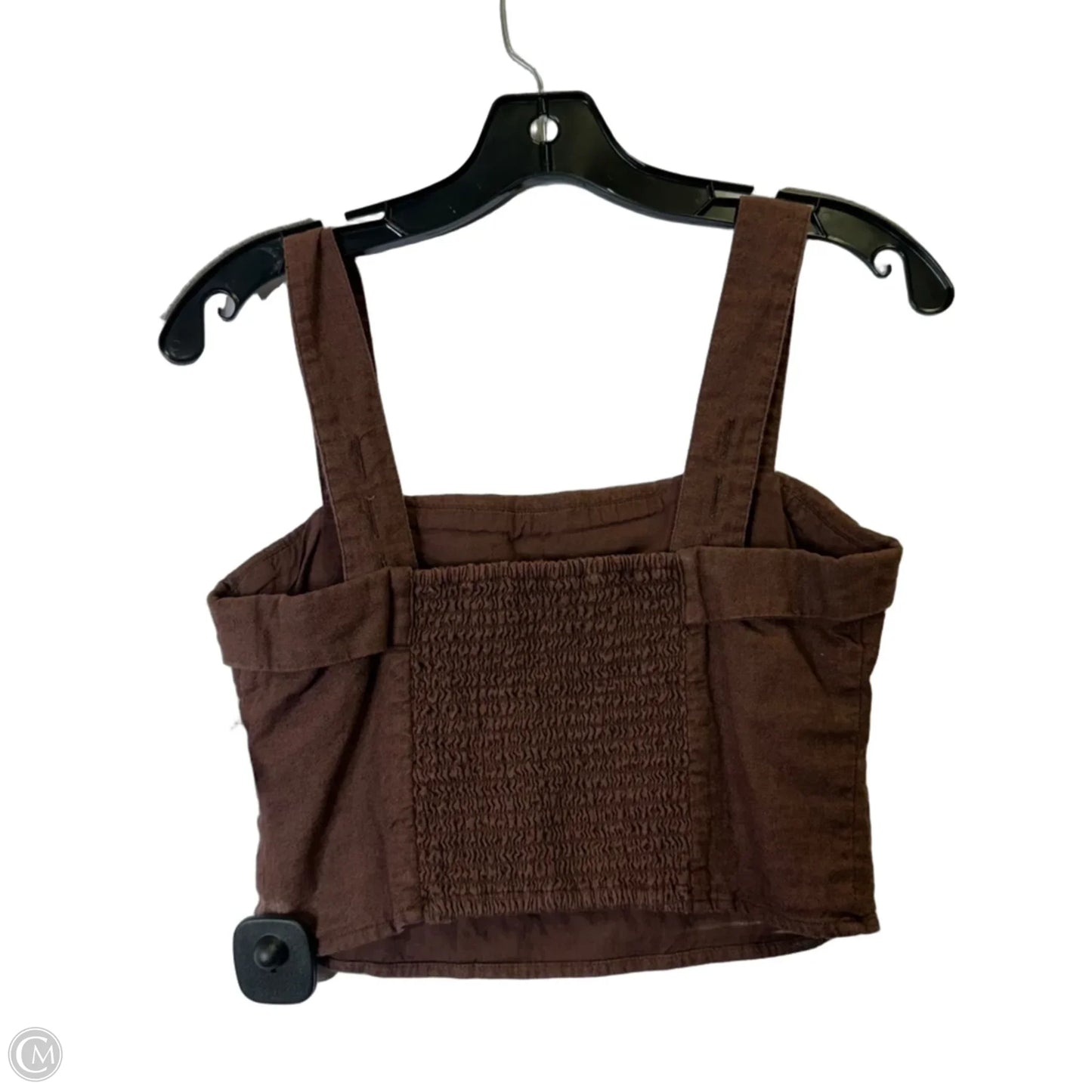 Top Sleeveless By Abercrombie And Fitch In Brown, Size: S