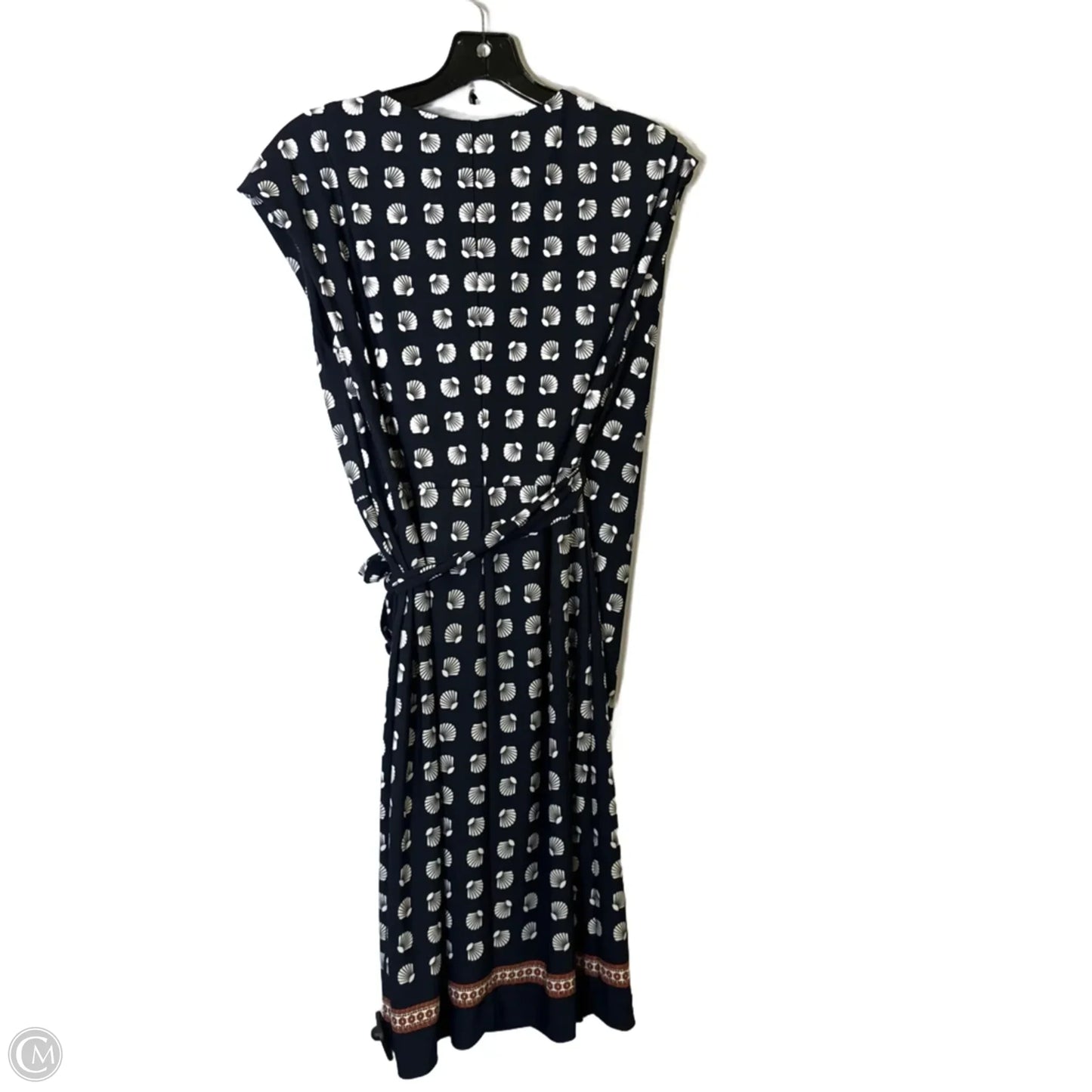Dress Casual Midi By Ann Taylor In Navy, Size: 6