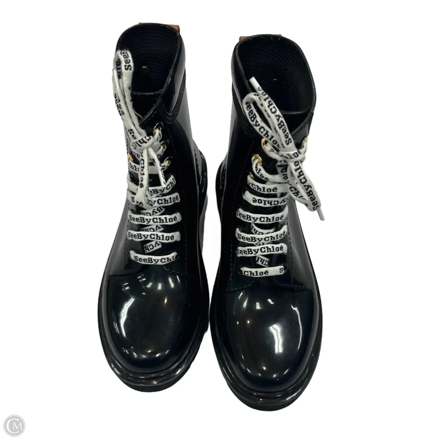 Boots Designer By See By Chloe In Black, Size: 8